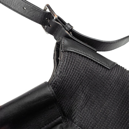Diesel Vintage Black Biker Moto Bag  