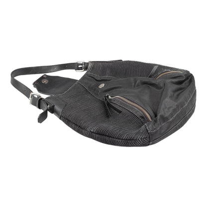 Diesel Vintage Black Biker Moto Bag  
