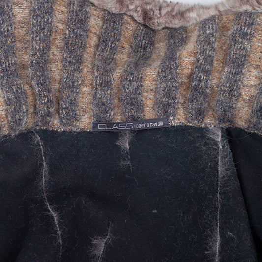 Roberto Cavalli CLASS Vintage Rabbit Fur Jacket  