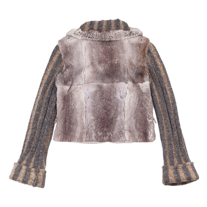 Roberto Cavalli CLASS Vintage Rabbit Fur Jacket  