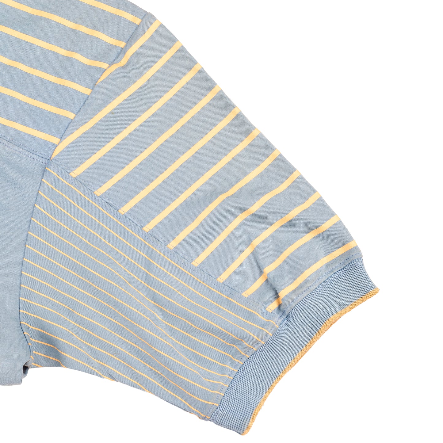 Chloé Shadow Blue Printed 'Handle with Grace' Balloon Sleeves Top