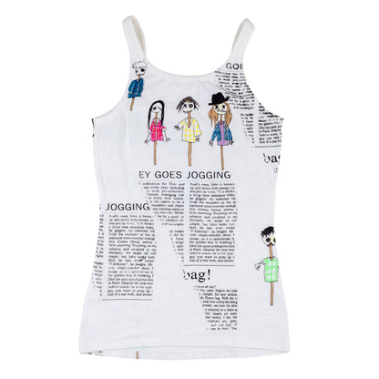 Galliano Newspaper ‘Your Pretty Face Is Going to Sell’ Top & Skirt Set  