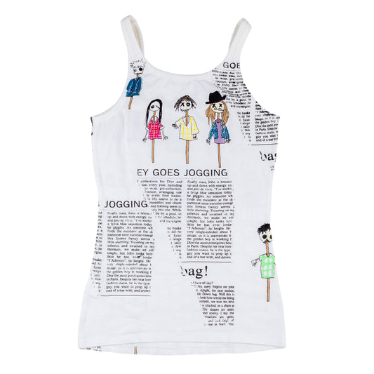 Galliano Newspaper ‘Your Pretty Face Is Going to Sell’ Top & Skirt Set  