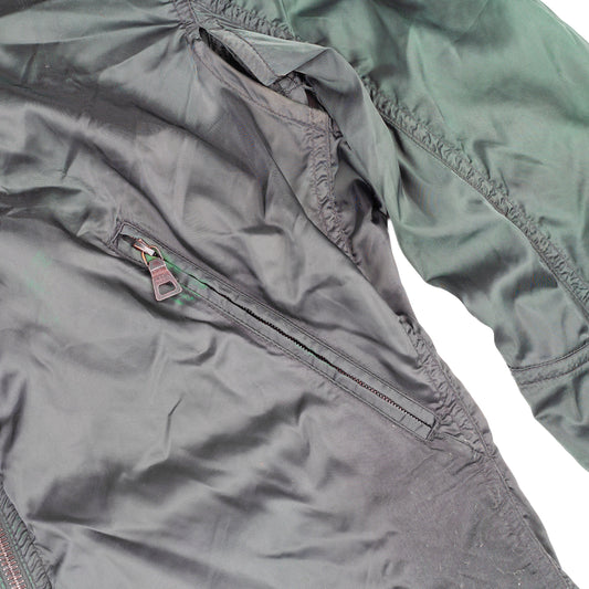 Prada Sport Vintage Green Windbreaker Jacket with Lace-Up Sleeves  