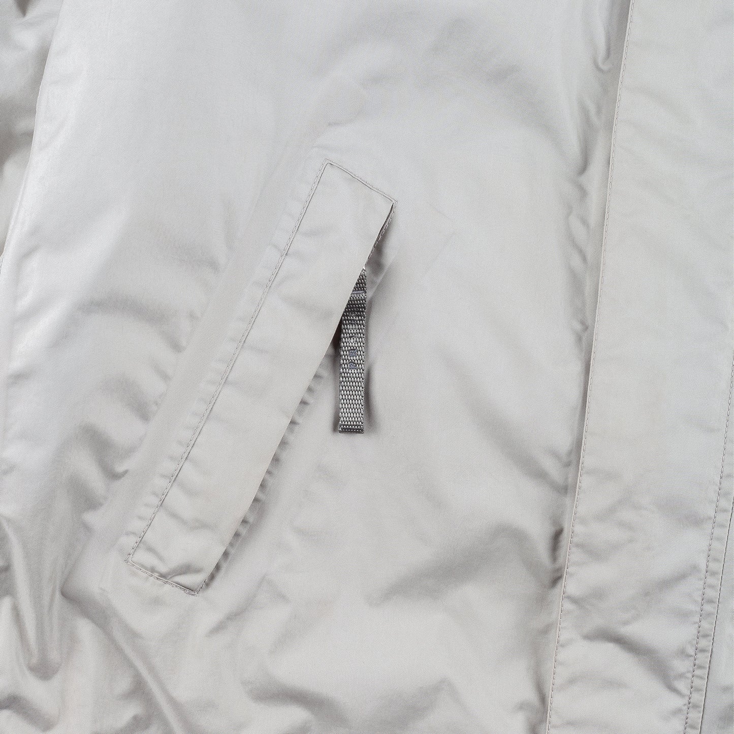 Prada Sport Vintage Active Gray Waterproof Insulated Jacket  