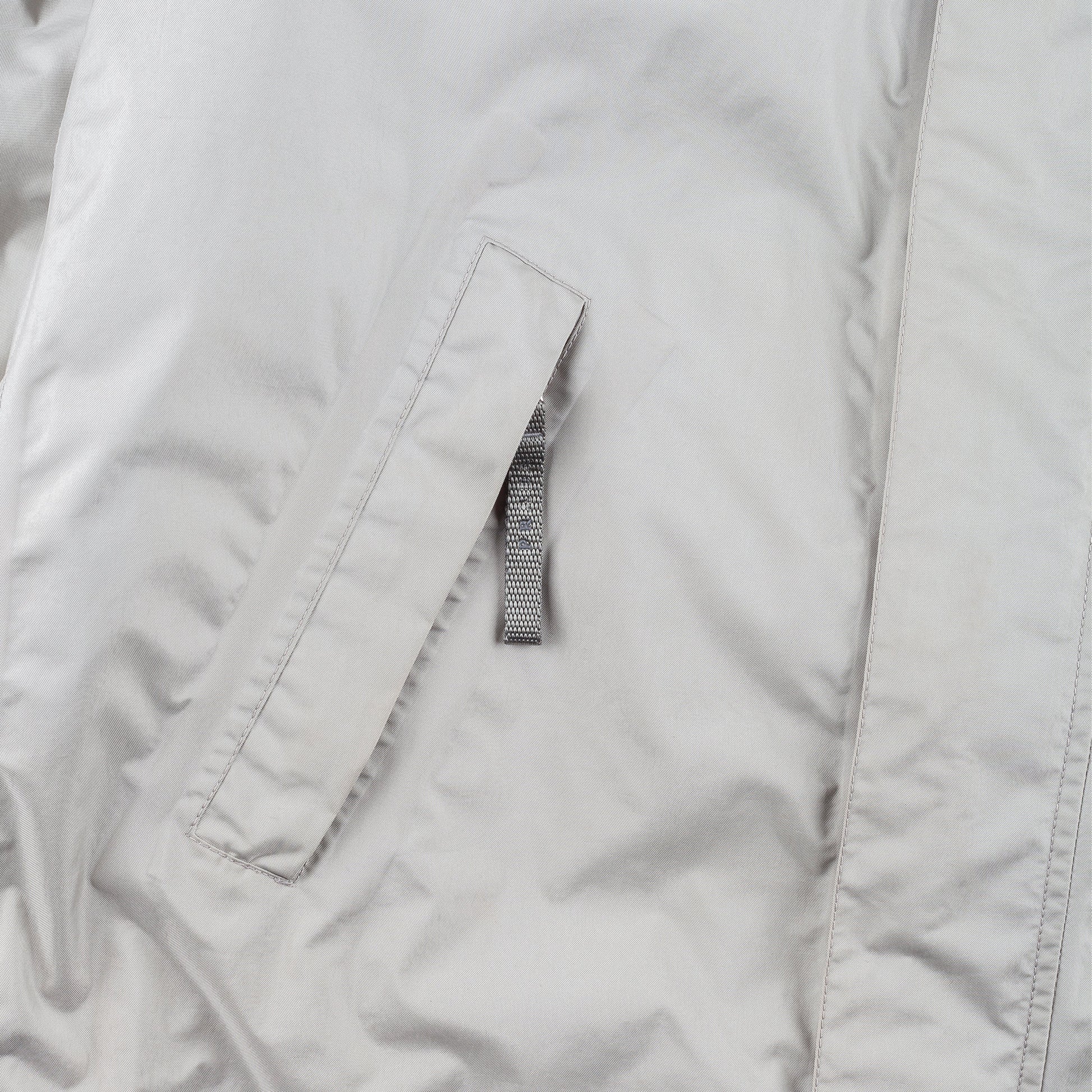 Prada Sport Vintage Active Gray Waterproof Insulated Jacket  