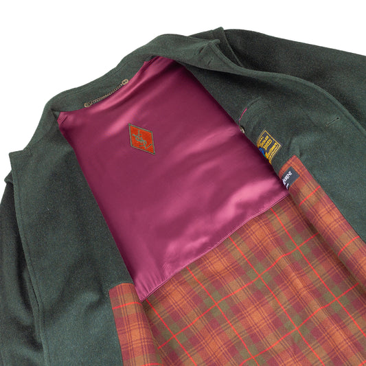 Yves Saint Laurent Sport 1980'S Vintage Green Original Tiroler Loden Wool Coat  