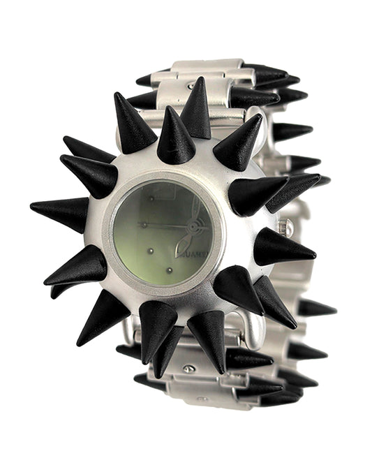 Rare Spiked Stainless Vintage Steel Watch