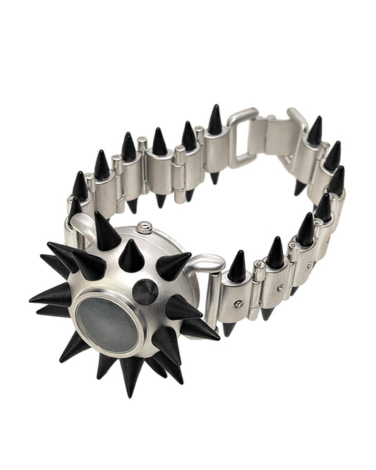 Rare Spiked Stainless Vintage Steel Watch