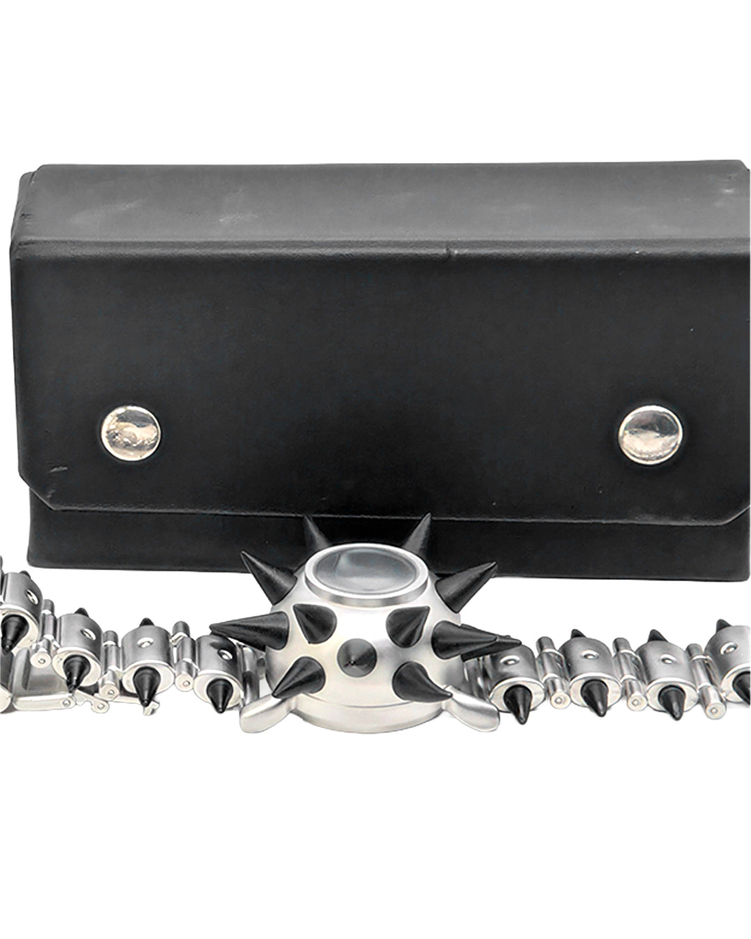 Rare Spiked Stainless Vintage Steel Watch