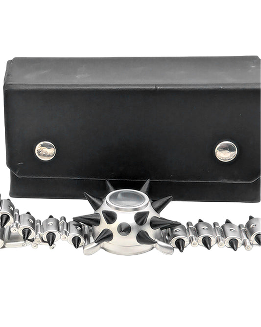 Rare Spiked Stainless Vintage Steel Watch