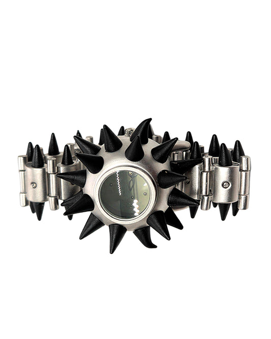 Rare Spiked Stainless Vintage Steel Watch