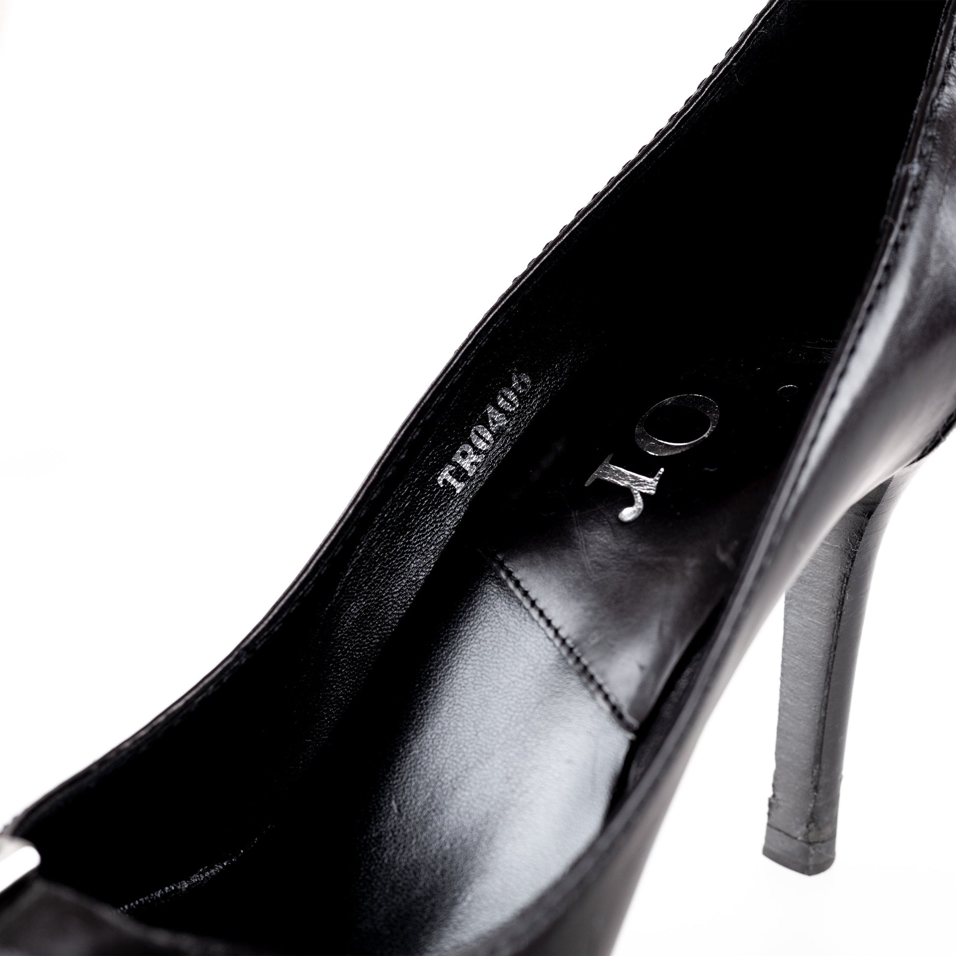 Dior TR0406 Black Leather Heels