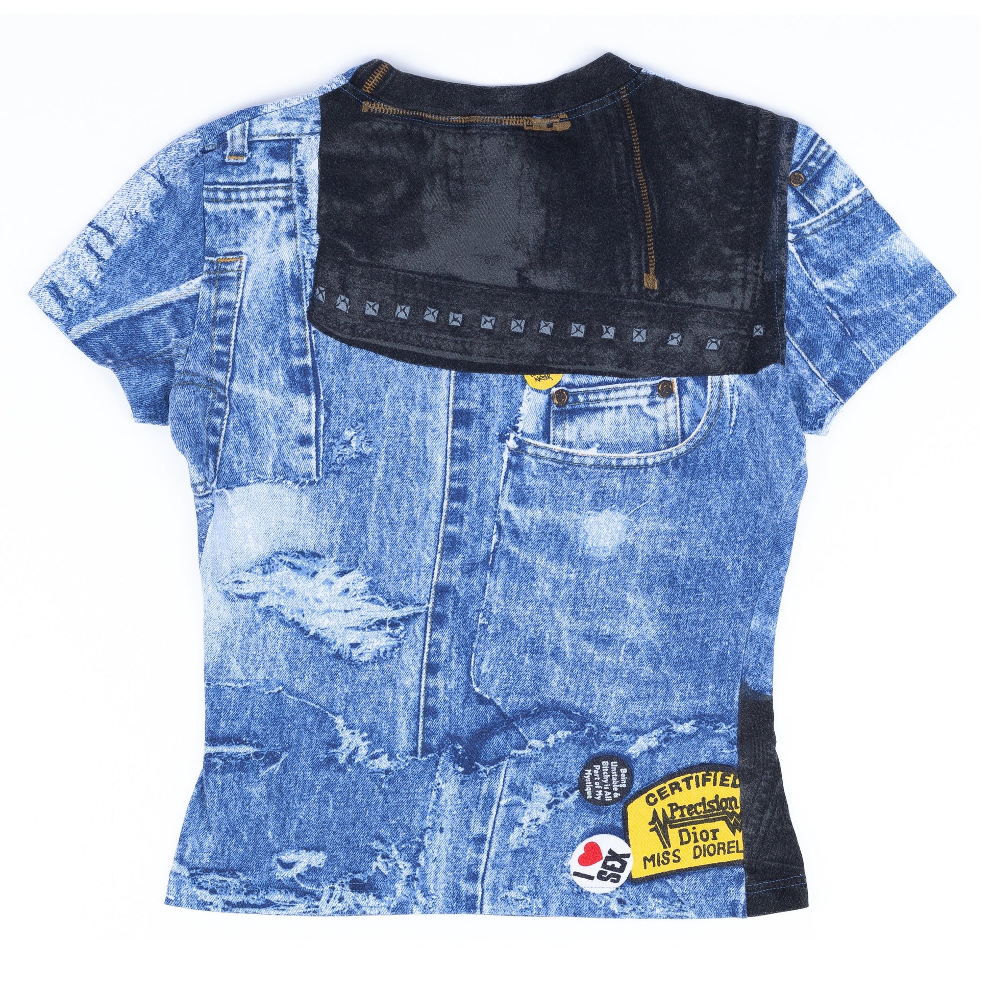 Dior “Miss Diorella” Denim Print T-Shirt