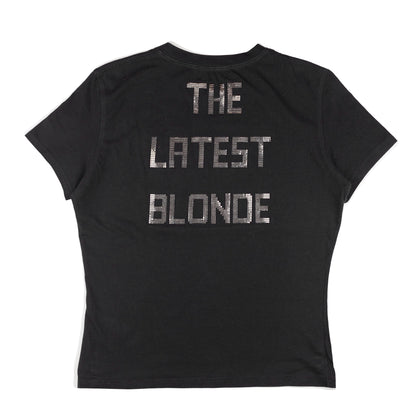 *RARE* Christian Dior J’adore Dior “The Latest Blonde” Black Top (L)