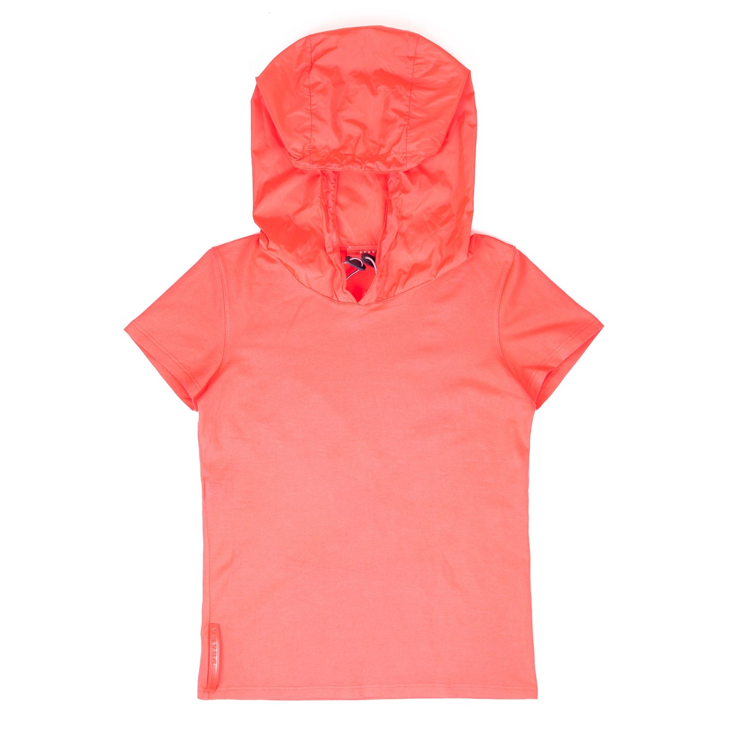 Prada Fuchsia Red Nylon Hooded Top