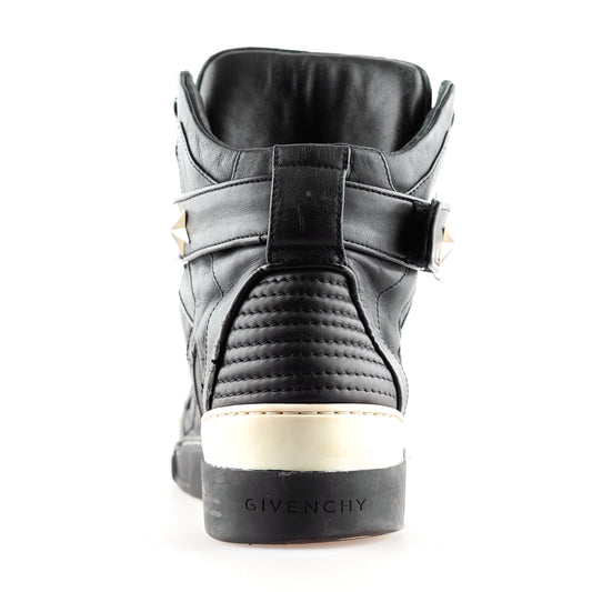 Givenchy Paris Tyson Star High Top Black Sneakers (43 EU)