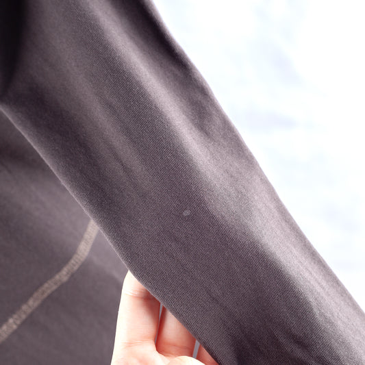 Cop Copine Vintage Asymmetrical Brown/Grey Maxi Dress (M)