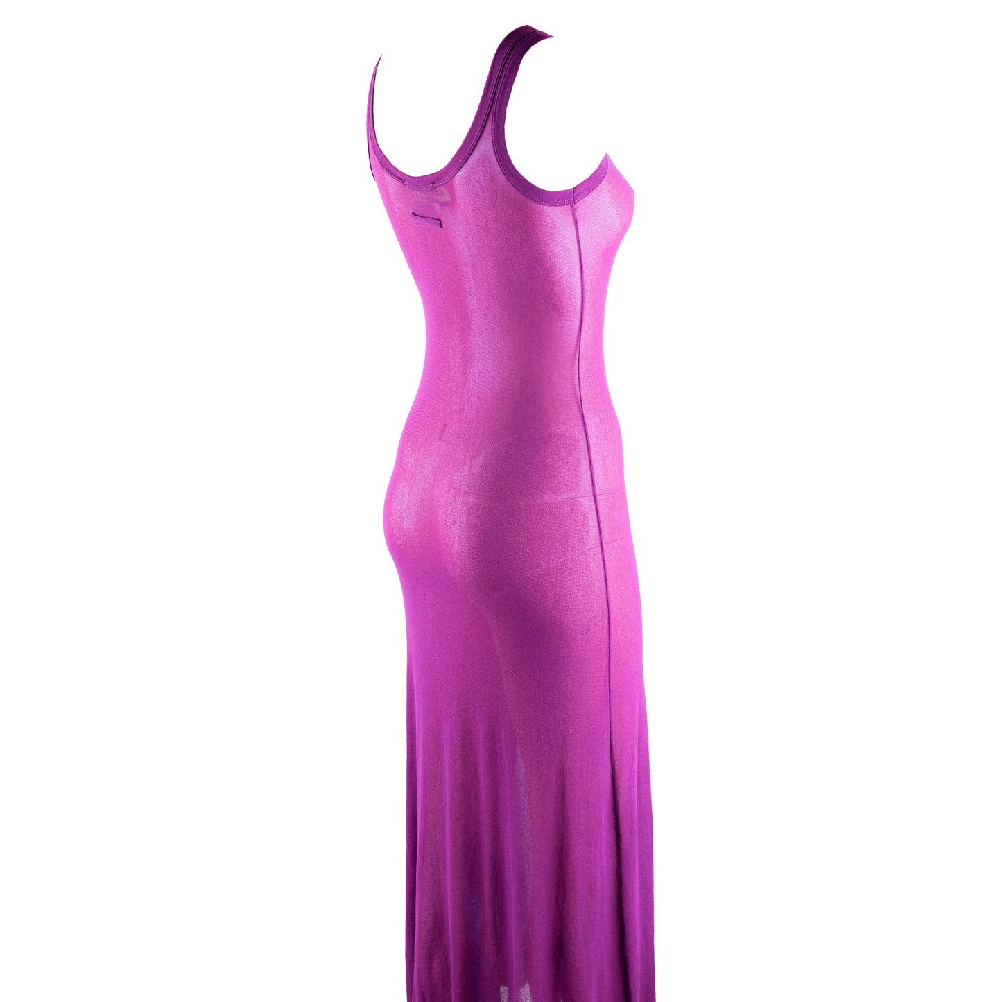 Jean Paul Gaultier Vintage Purple Mesh Dress (S)