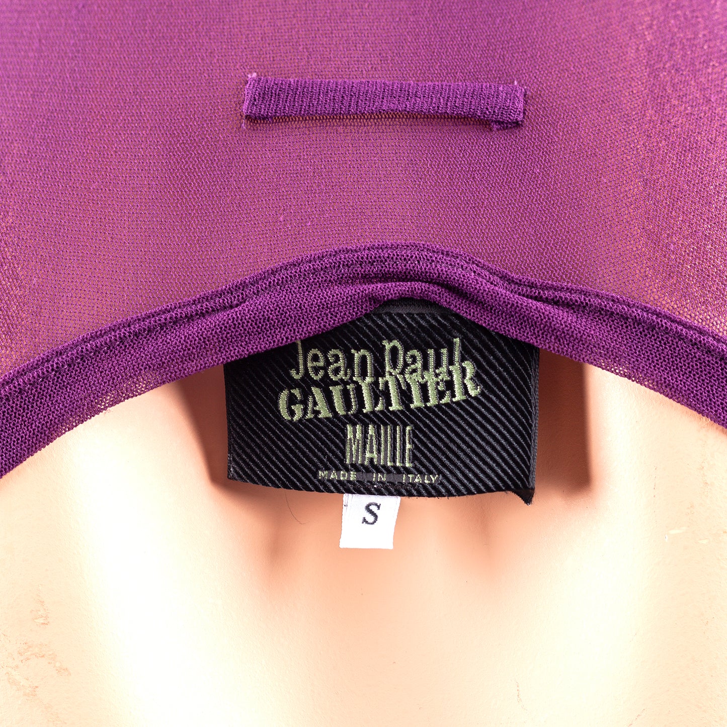 Jean Paul Gaultier Vintage Purple Mesh Dress (S)