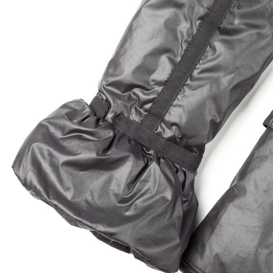 Just Cavalli Vintage Black Nylon Bondage Puffer Jacket (M)