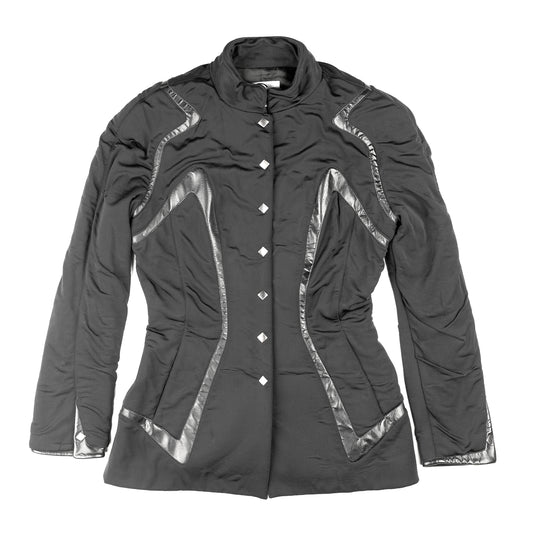 Thierry Mugler Trademark Vintage Black Fitted Jacket (M)