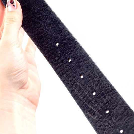 Designer Leather Belt - Star Buckle