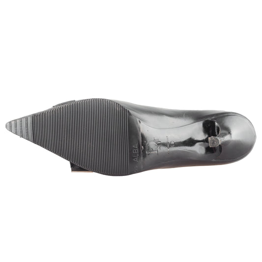 Vintage Dior Heels - Black Leather 