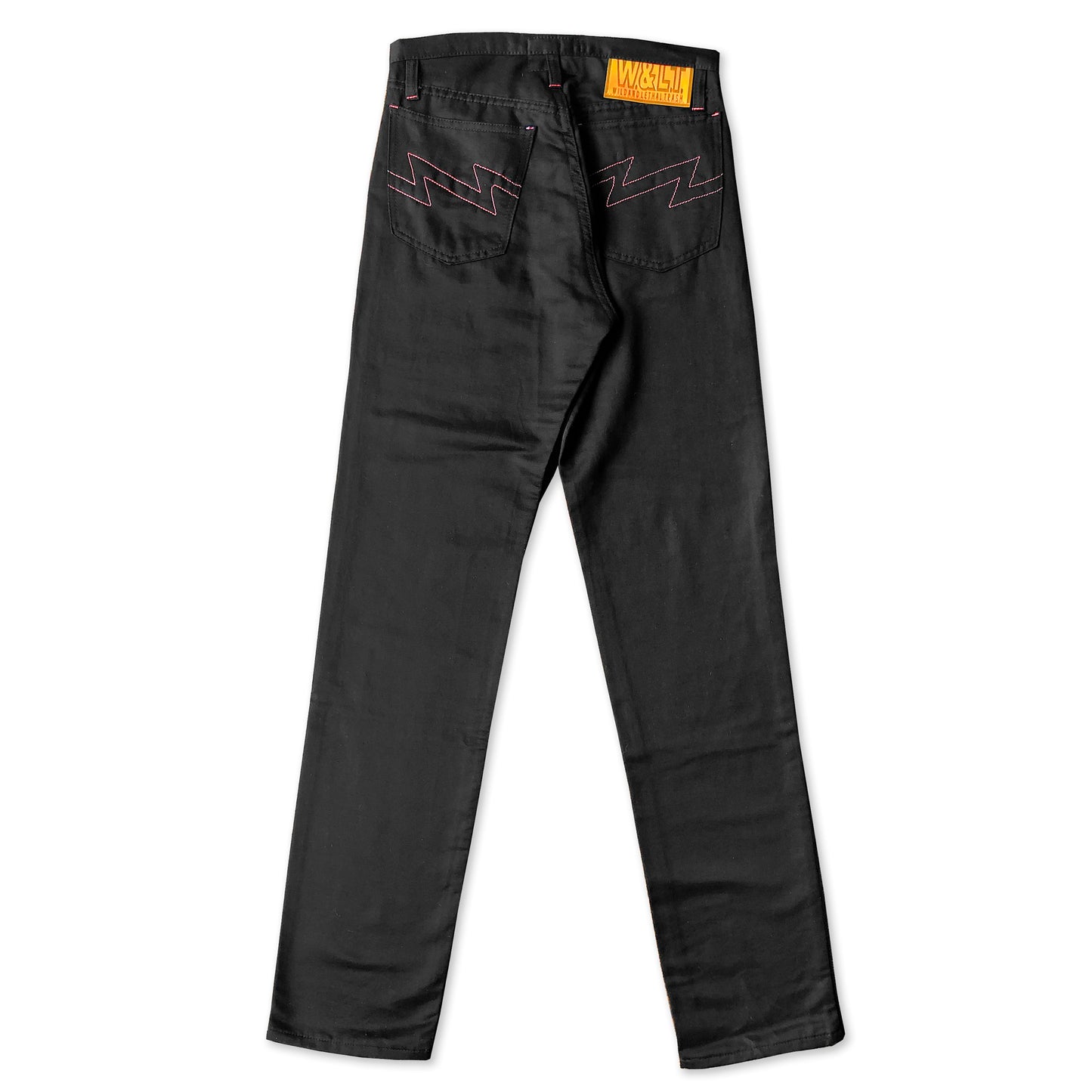 WILD AND LETHAL Black “Lighting Bolt” Pants