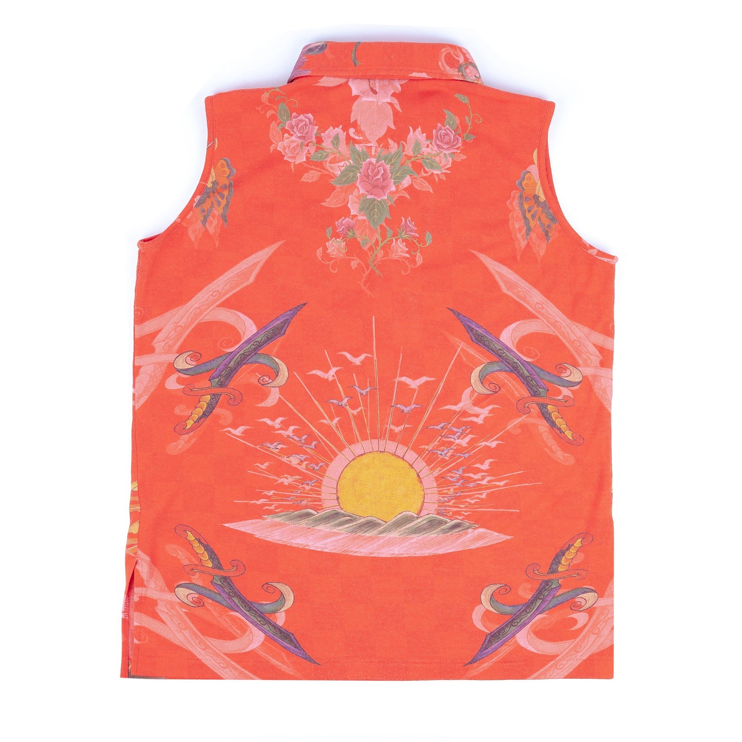 Y-3 Sample Old School Tattoo Coral Sleeveless Shirt