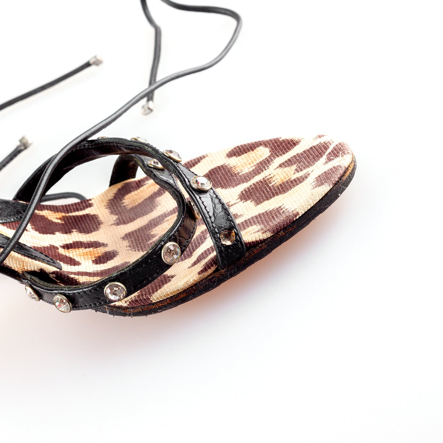 Vintage Dolce & Gabbana Animal Print Sandals (35 EU)