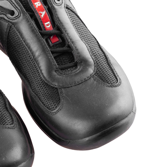 Vintage Prada America’s Cup Black Sneakers (37 IT/ 38 EU)