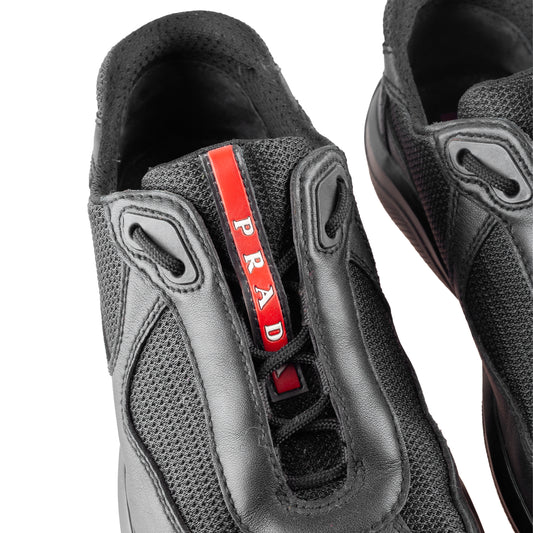 Vintage Prada America’s Cup Black Sneakers (37 IT/ 38 EU)