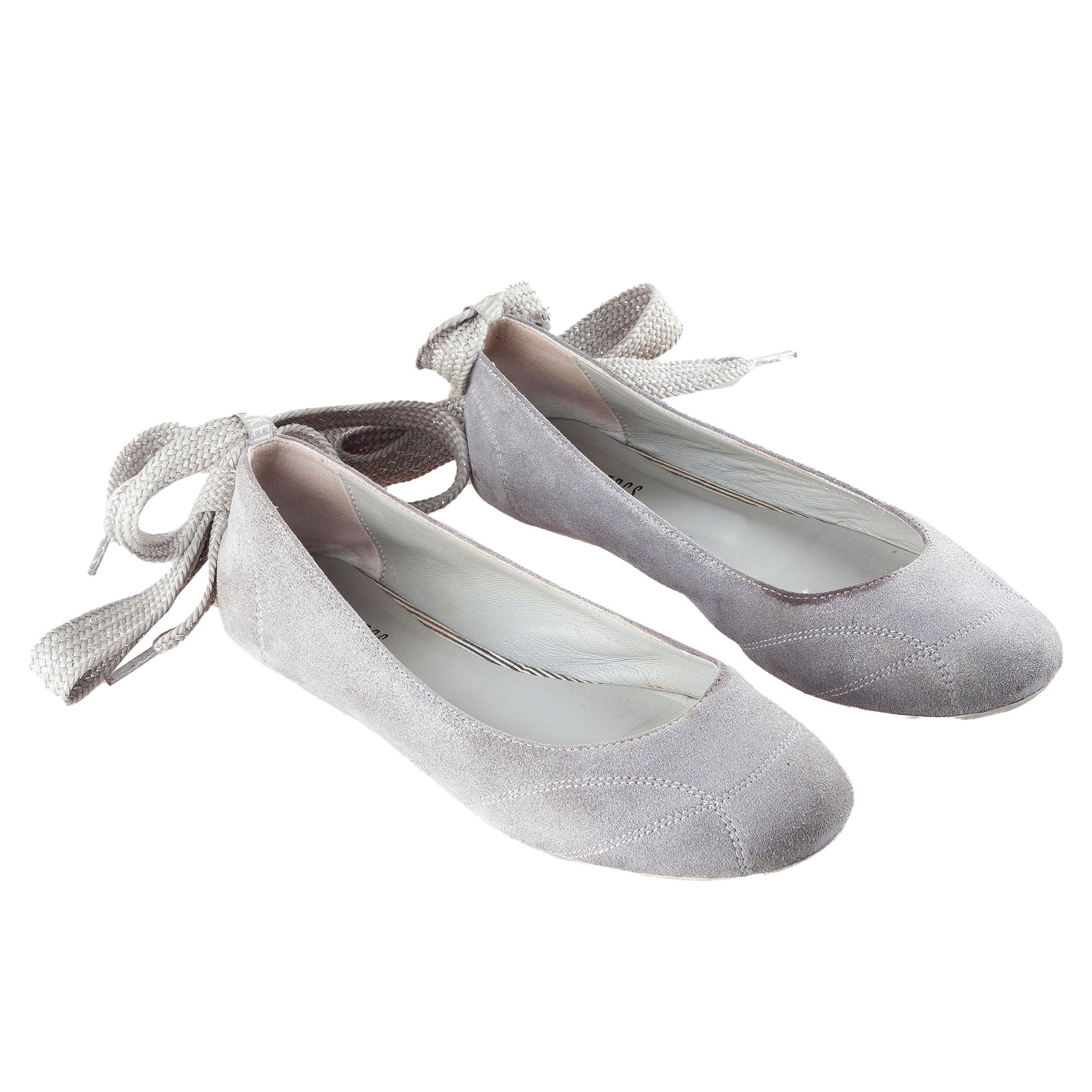 Vintage Dirk Bikkembergs Ballerina Gray Flats (38 EU)