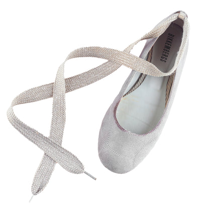 Vintage Dirk Bikkembergs Ballerina Gray Flats (38 EU)