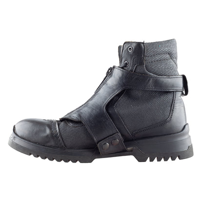 Vintage Diesel D-KLOSURE Combat Black Boots (43 EU)