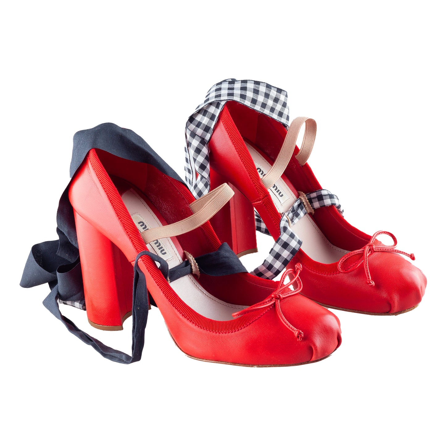 Miu Miu 2016 Red Ballet Pumps (36 EU)