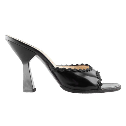 Vintage Miu Miu Black Mule Heels (37,5 EU)