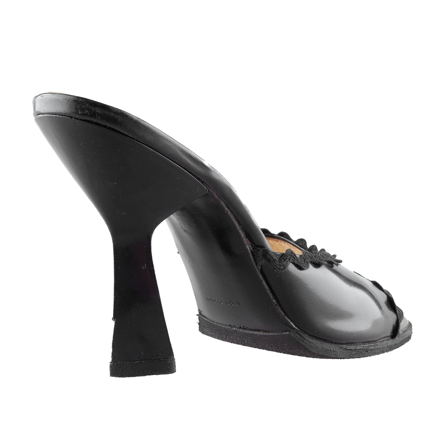 Vintage Miu Miu Black Mule Heels (37,5 EU)