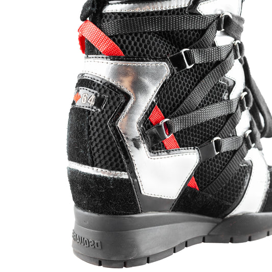 DSQUARED2 Black Wedges High Top Sneakers (37 IT / 38 EU)