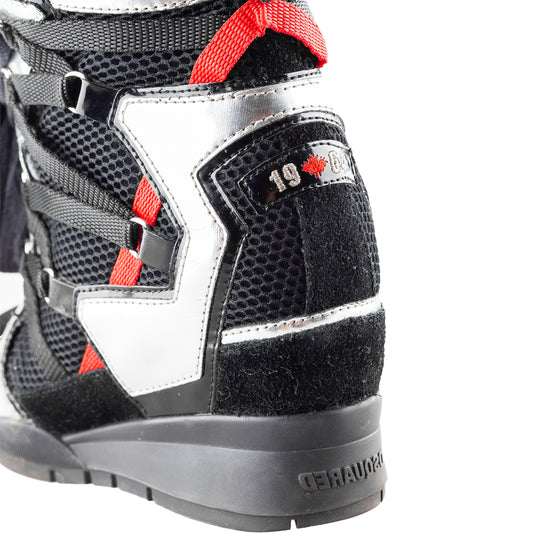 DSQUARED2 Black Wedges High Top Sneakers (37 IT / 38 EU)