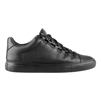 Balenciaga Arena Low Black Leather Shoes (41 IT / 42 EU)