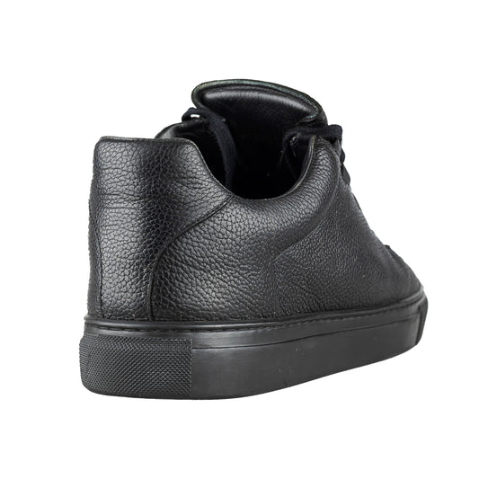 Balenciaga Arena Low Black Leather Shoes (41 IT / 42 EU)