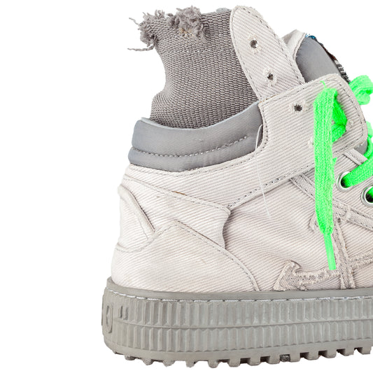 OFF-WHITE FW 2019 Off Court 3.0 Gray High Top Sneakers (40 EU)