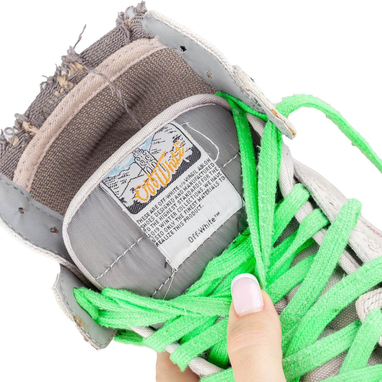 OFF-WHITE FW 2019 Off Court 3.0 Gray High Top Sneakers (40 EU)