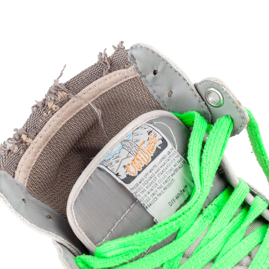 OFF-WHITE FW 2019 Off Court 3.0 Gray High Top Sneakers (40 EU)