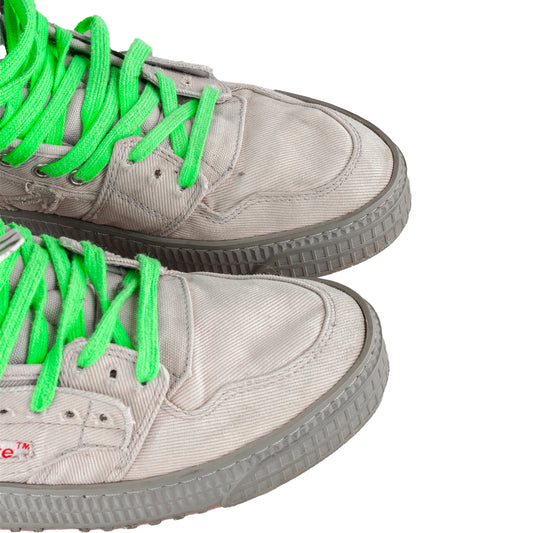 OFF-WHITE FW 2019 Off Court 3.0 Gray High Top Sneakers (40 EU)