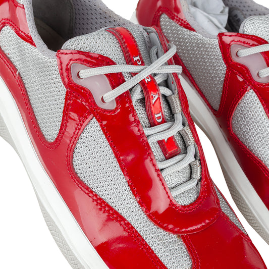Prada America’s Cup Red Vintage Sneakers (35.5 IT / 36,5 EU)