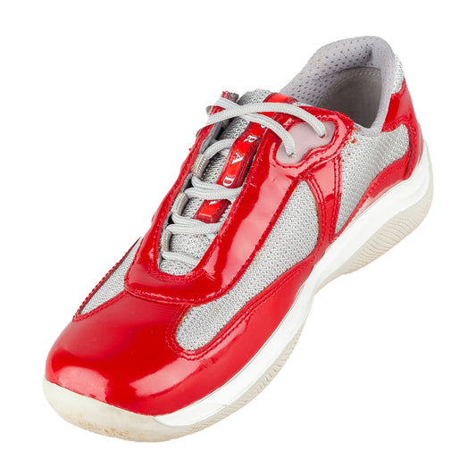 Prada America’s Cup Red Vintage Sneakers (35.5 IT / 36,5 EU)