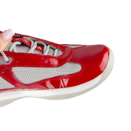 Prada America’s Cup Red Vintage Sneakers (35.5 IT / 36,5 EU)